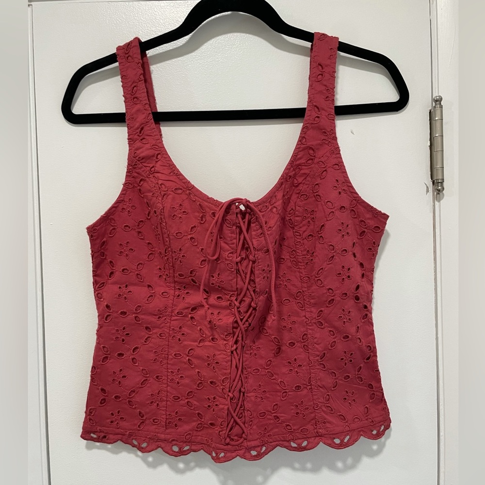 Abercrombie & Fitch NWT eyelet shirt